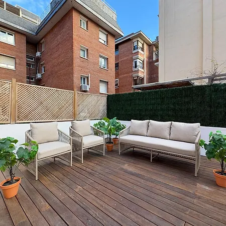 Unique Sarria-sant Gervasi Terraza Privada 펜션 *